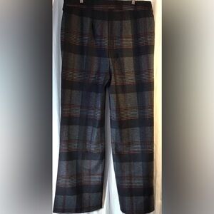 Fashion Nova Black and Gray Plaid Wide Leg Pants